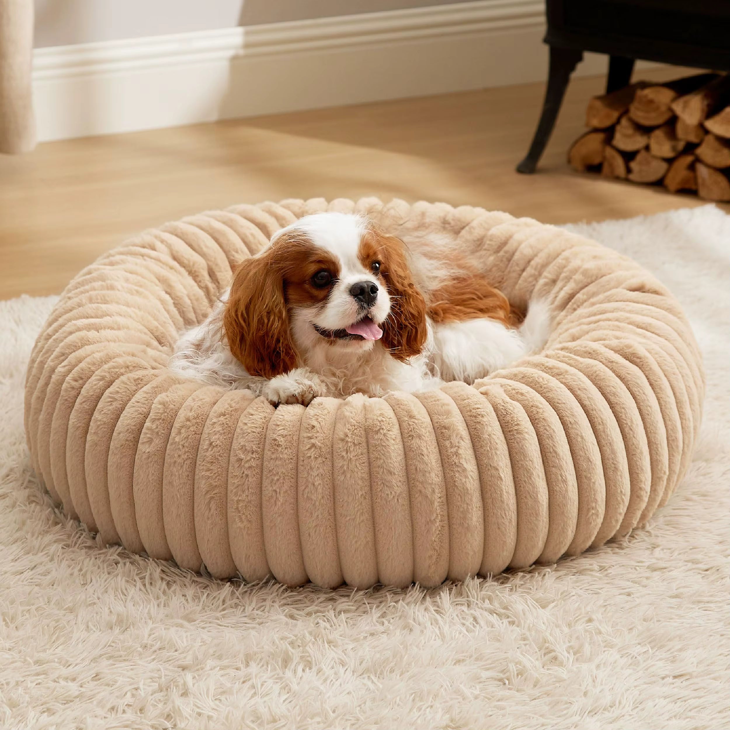 Washable Calming Bed for Dogs & Cats