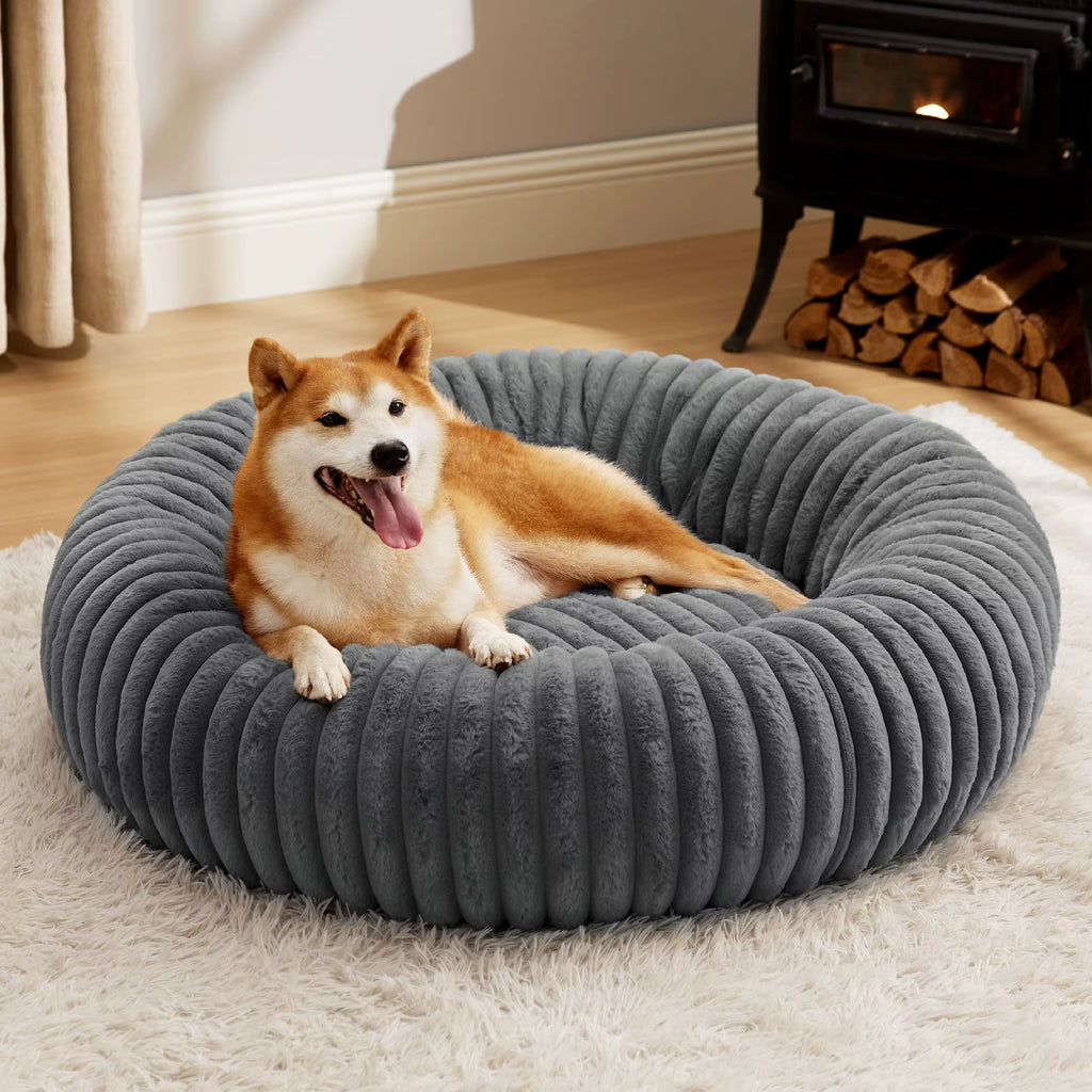 Washable Calming Bed for Dogs & Cats
